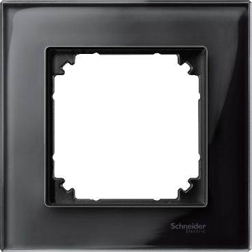 Schneider 489103 Frame Onyx Black