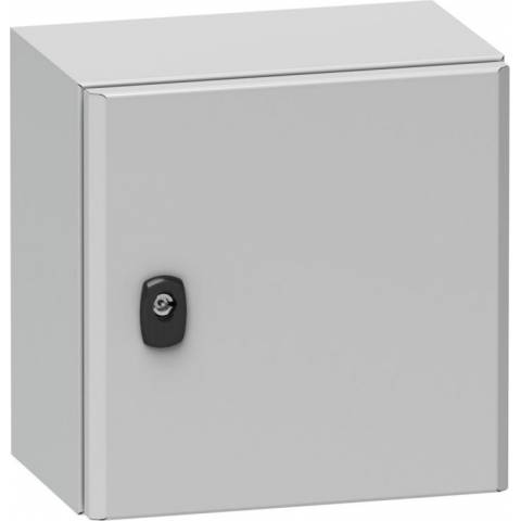 Schneider NSYS3D12830P Wall mounted steel cabinet with full door