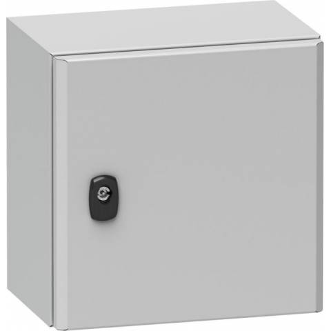 Schneider NSYS3D3415P Wall mounted steel cabinet with full door