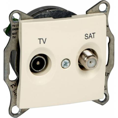 Schneider SDN3401647 Socket TV-SAT BEIGE