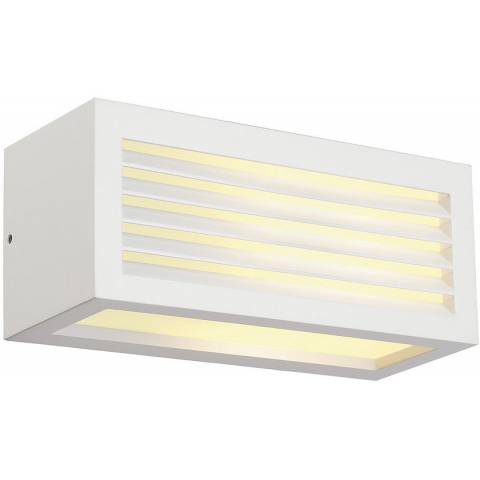 BIG WHITE 232491 Svítidlo BOX-L E27 nástěnné hranaté bílá E27, 18W