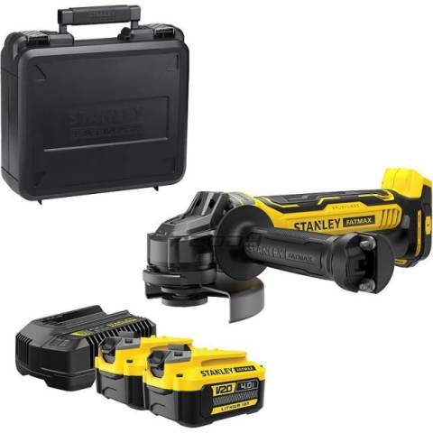 Stanley SFMCG700M2K-QW Cordless Angle Grinder 18V 125mm 2x aku Li-Ion 4Ah