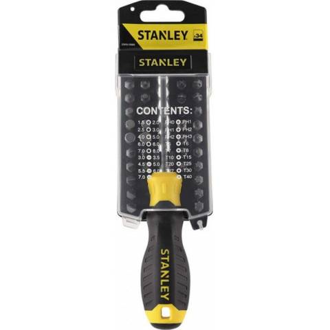 Stanley STHT0-70885 Šroubovák + 34 bitů