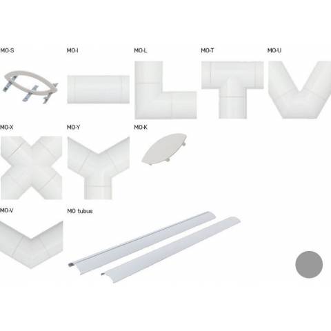 TREVOS 16121 90° corner for fluorescent lamps MO