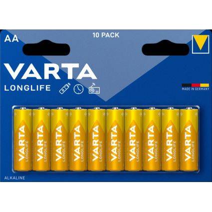 Varta 4106B10 AA R06 alkalická LOGLIFE baterie