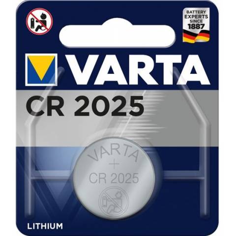 Varta CR 2025 Lithium-Batterie