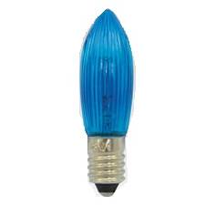 Vianočná žiarovka E10 3W 23V modrá