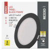 EMOS Lighting ZD1333 LED vestavné svítidlo NEXXO, kruhové, černé, 12,5W, se změnou CCT