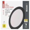 EMOS Lighting ZD1343 LED vestavné svítidlo NEXXO, kruhové, černé, 18W, se změnou CCT